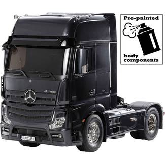 TAMIYA TAMIYA Mercedes-Benz Actros - 1851 4x2 GigaSpace PRE PAINTED BLACK