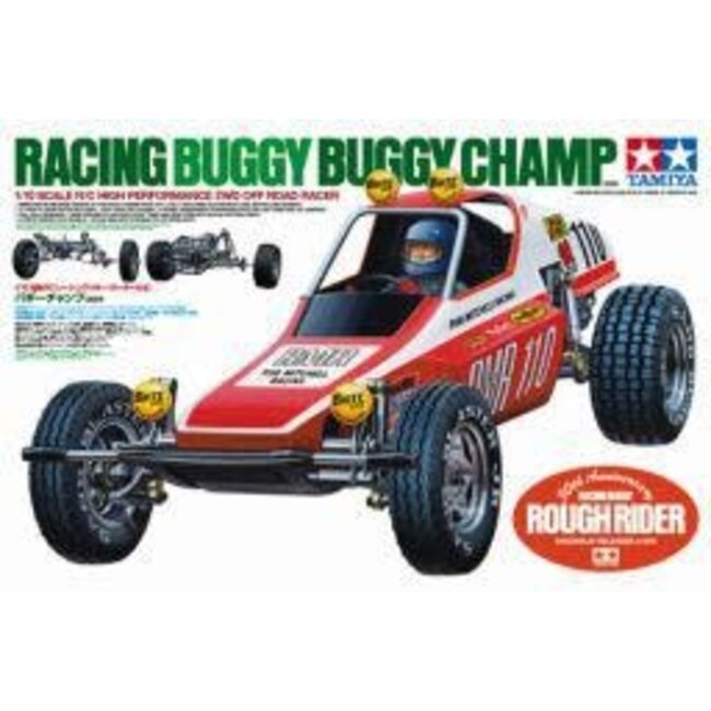 TAMIYA RACING BUGGY, BUGGY CHAMP NEEDS TRANSMITTER, RECIVER, 1 SERVO, 7.2V 1600MAH BATTERY AND CHARGER