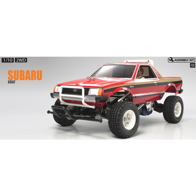 TAMIYA RC Subaru Brat - 2WD Truck 1/10 KIT NO ESC INCLUDED REQUIRES TX, RX, ESC, BATTERY CHARGER & PAINT