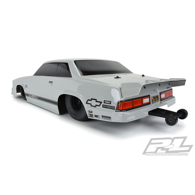 PROLINE 1978 Chevrolet Malibu Tough-Color (Stone Gray) Body for Losi 22S, Slash 2wd Drag Car & AE DR10 - PR3549-14