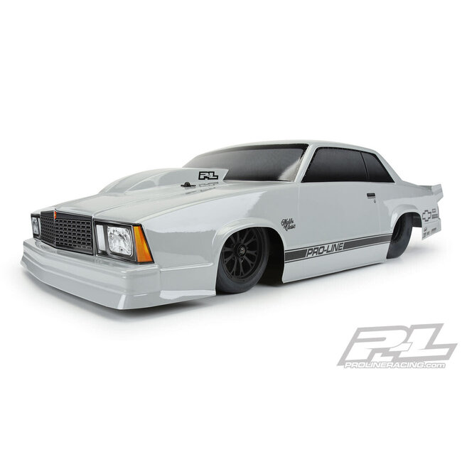 PROLINE 1978 Chevrolet Malibu Tough-Color (Stone Gray) Body for Losi 22S, Slash 2wd Drag Car & AE DR10 - PR3549-14