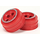BASHER  WHEELS 1/10 SCT RED & SILVER 1 PAIR