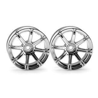 HPI HPI WORK EMOTION XC8 WHEEL 26mm CHROME (6mm OFFSET)