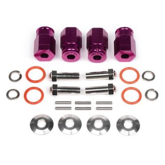 HPI HPI 88055 Aluminum Wide Hex Hub 12mm (24mm Wide/Purple)