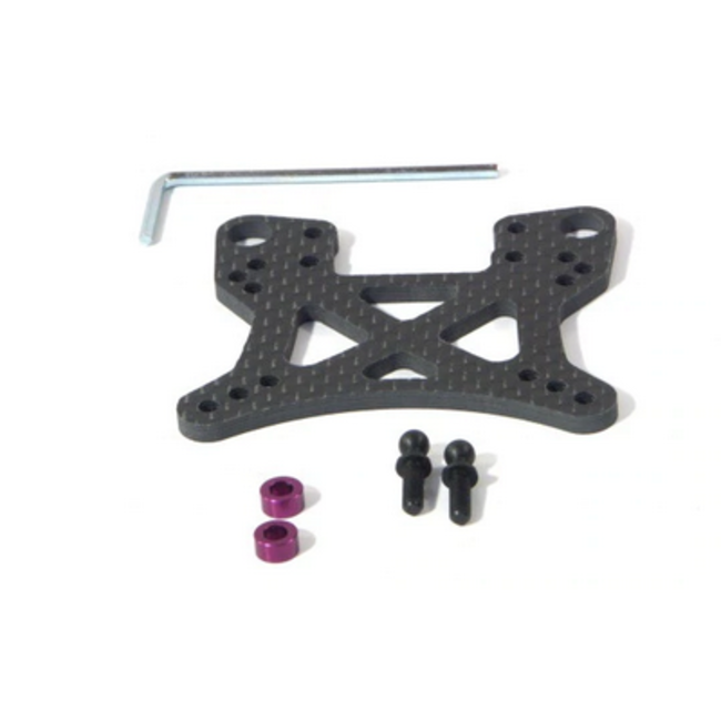 HPI Racing HPI Racing HPI 73096 FRONT SHOCK TOWER (WOVEN GRAPHITE)