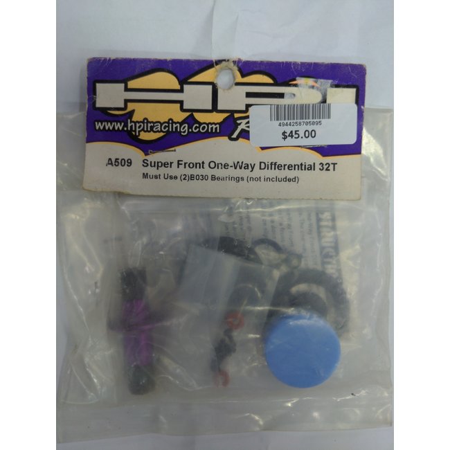 HPI #A509 - SUPER FRONT ONE-WAY DIFFERENTIAL 32T (HEAVY-DUTY)