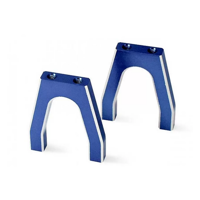 Traxxas Blue Aluminium Servo Mounts 2Pcs w/ Hardware