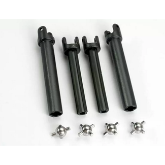TRAXXAS Traxxas Splined Half Long Shaft Set w/ 4 U Joints
