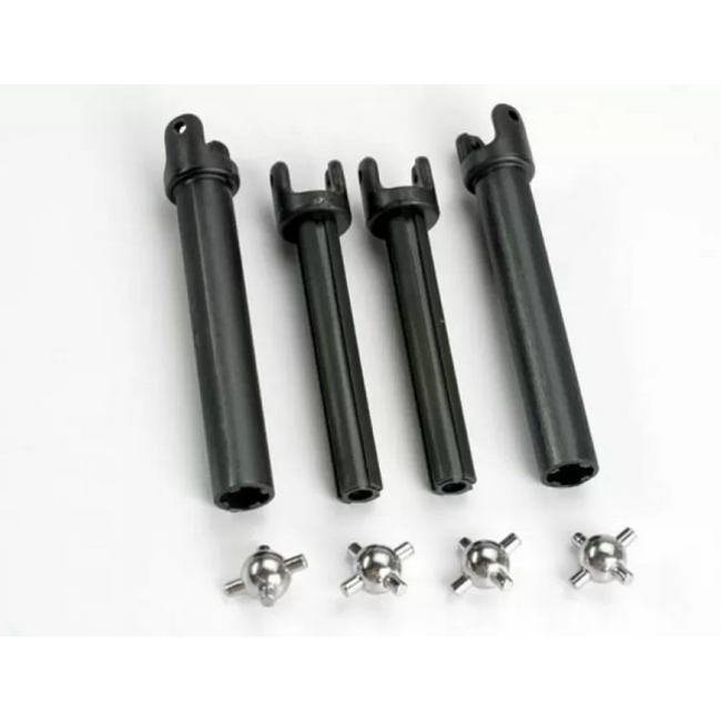 Traxxas Splined Half Long Shaft Set w/ 4 U Joints