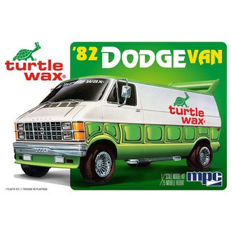 MPC MPC 1982 Dodge Van Custom (Turtle Wax) 1:25 SCALE MODEL KIT