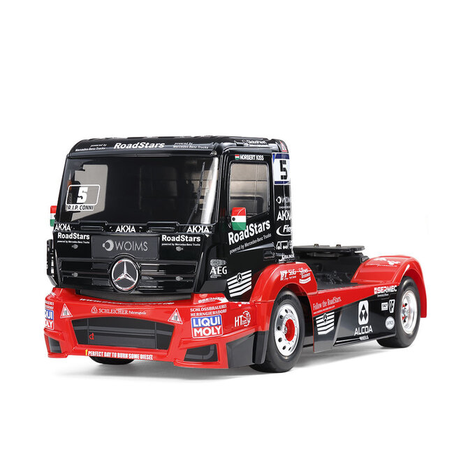 TAMIYA Mercedes-Benz Race Tamiya Truck Actros MP4 MB Motorsport (TT-01 Type-E) NO ESC INCLUDED  REQUIRES TX, RX, ESC, BATTERY CHARGER & PAINT.