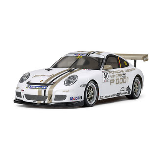 Tamiya PORSCHE 911 GT3 CUP VIP 2008 TT-01 Type E Chassis 1/10 KIT NO ESC INCLUDED REQUIRES TX, RX, ESC, BATTERY CHARGER & PAINT.