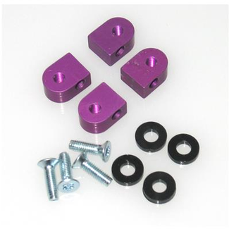 SCHUMACHER RACING SCHUMACHER Alloy Inboard Pivot Blocks - Mi2/EC,Mi3