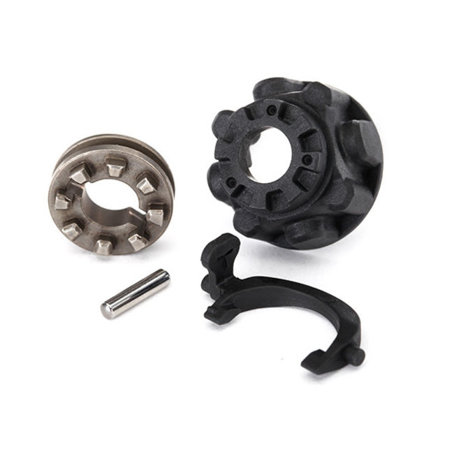 TRAXXAS DIFFERENTIAL CARRIER, DIFFSLIDER, T-LOCK FORK