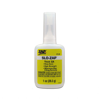 ZAP ZAP SLO-ZAP THICK CA SLOW CURE 1OZ (28.3G) PT-20