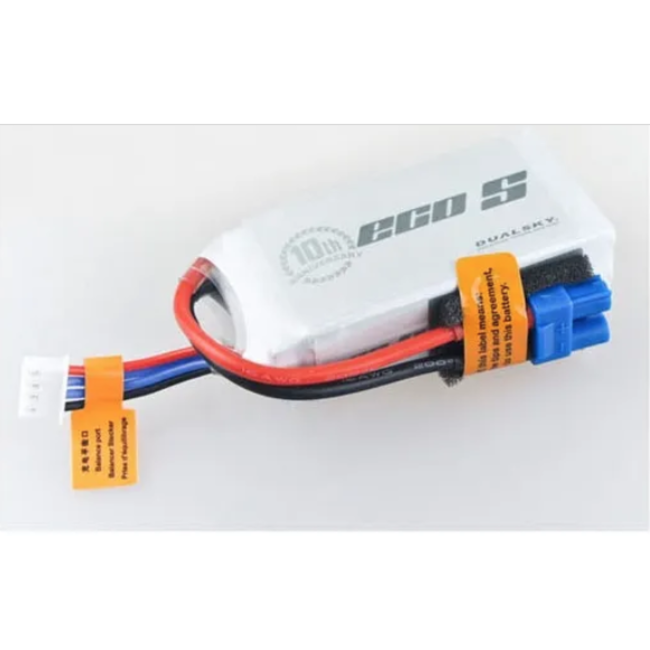 Dualsky 1300mah 3S 11.1v 25C ECO LiPo Battery with XT60 Connector
