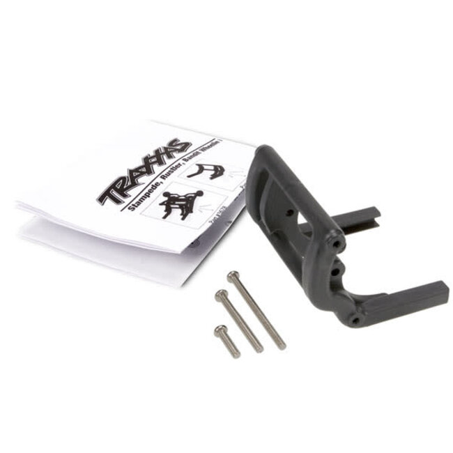 TRAXXAS Wheelie bar mount (1) / hardware (BLACK)