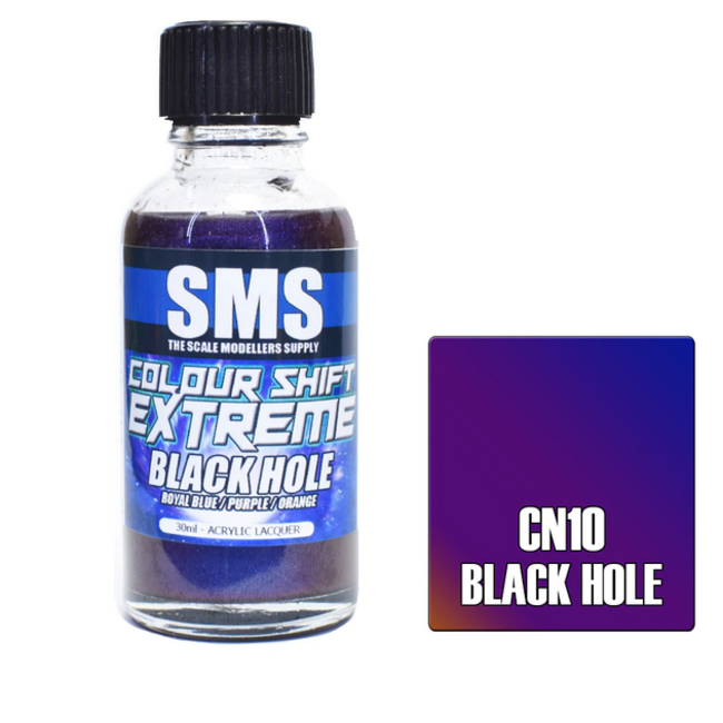 SMS Colour Shift Extreme BLACK HOLE 30ml Acrylic laquer ( AIRBRUSH READY  )