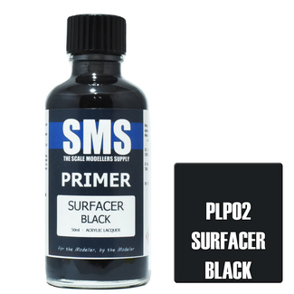 SMS PAINTS SMS Primer SURFACER BLACK 50ml