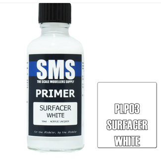 SMS PAINTS SMS Primer SURFACER WHITE 50ml