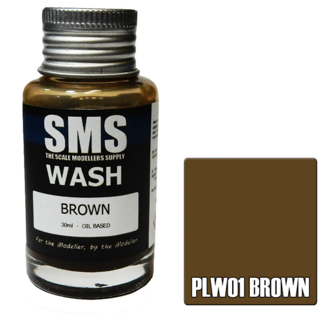 SMS Wash BROWN 30ml Weathering wash Enamel
