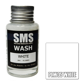 SMS PAINTS SMS Wash WHITE 30ml Weathering wash Enamel