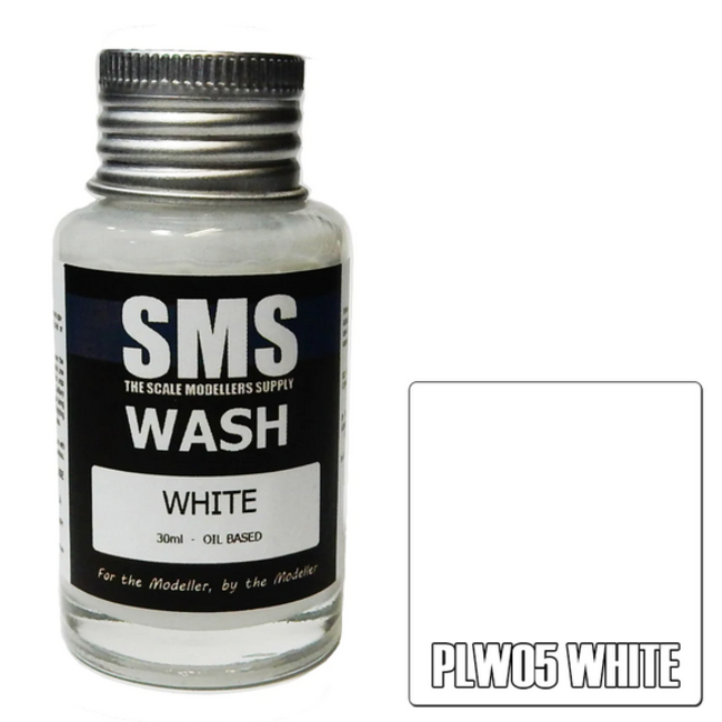SMS Wash WHITE 30ml Weathering wash Enamel
