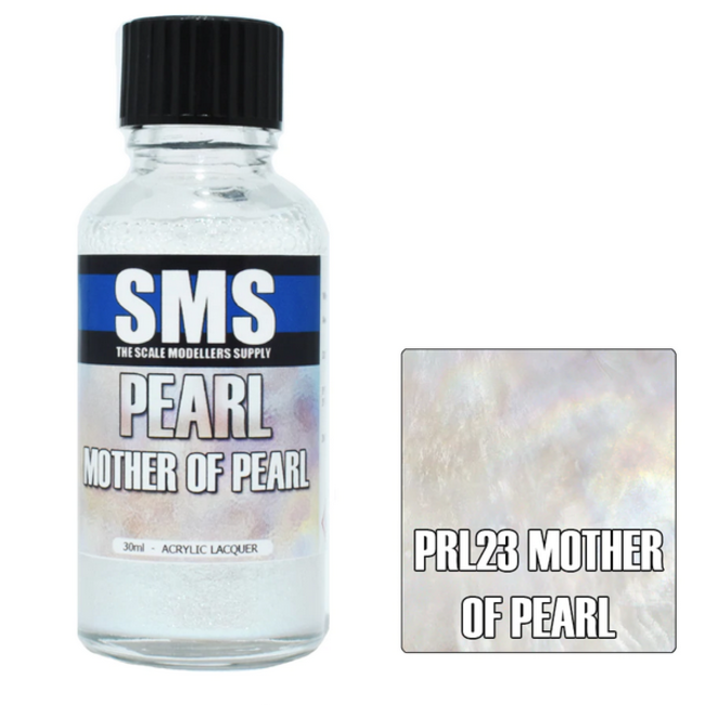 SMS Pearl MOTHER OF PEARL 30ml Acrylic laquer ( AIRBRUSH READY  )