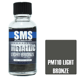 SMS PAINTS SMS Metallic LIGHT BRONZE 30ml Acrylic laquer ( AIRBRUSH READY  )
