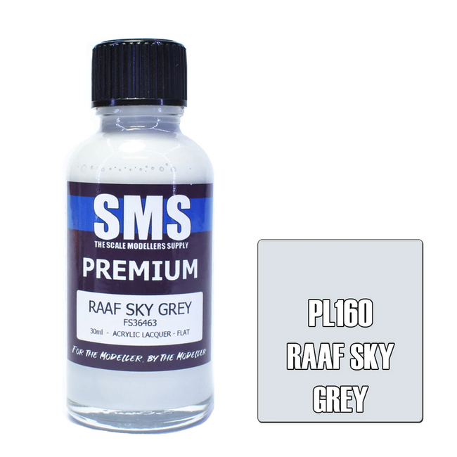 SMS Premium RAAF SKY GREY 30ml Acrylic laquer ( AIRBRUSH READY  )