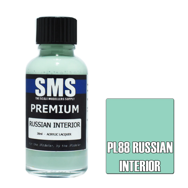 Premium RUSSIAN INTERIOR 30ml Acrylic laquer ( AIRBRUSH READY  )