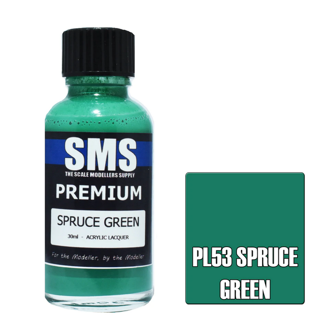 Premium SPRUCE GREEN 30ml Acrylic laquer ( AIRBRUSH READY  )