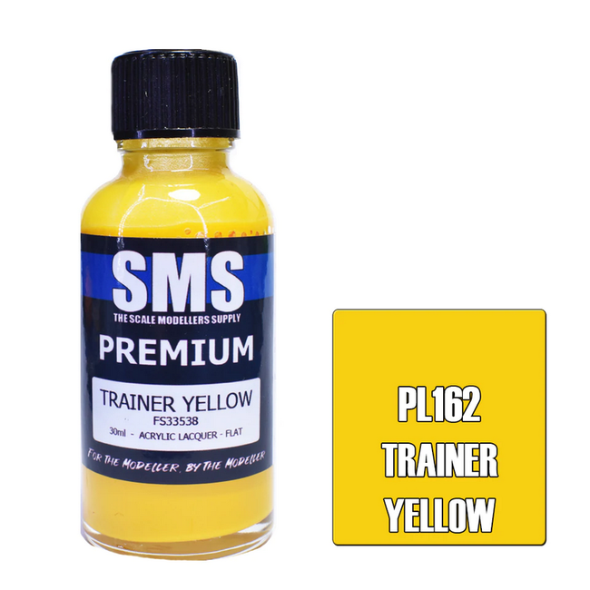 SMS Premium TRAINER YELLOW 30ml Acrylic laquer ( AIRBRUSH READY  )
