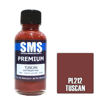 SMS PAINTS SMS Premium TUSCAN 30ml Acrylic laquer ( AIRBRUSH READY  )