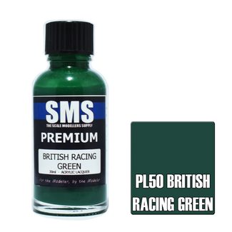SMS PAINTS SMS Premium BRITISH RACING GREEN 30ml Acrylic laquer ( AIRBRUSH READY  )