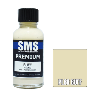 SMS PAINTS SMS Premium BUFF 30ml Acrylic laquer ( AIRBRUSH READY  )