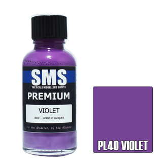 SMS PAINTS SMS Premium VIOLET 30ml Acrylic laquer ( AIRBRUSH READY  )