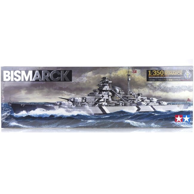 TAMIYA BISMARK GERMAN BATTLESHIP 1/350