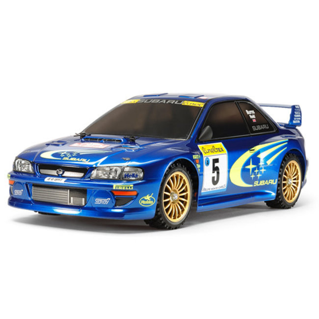 TAMIYA SUBARU IMPREZEA MONTE CARLO  TT-02  KIT  NO ESC INCLUDED REQUIRES TX, RX, ESC, BATTERY CHARGER & PAINT.