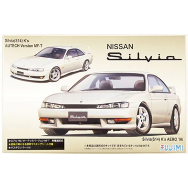 Fujimi 1/24 Nissan S14 Silvia K`s Aero `96/Autech Version (ID-84) Plastic Model Kit [03927]