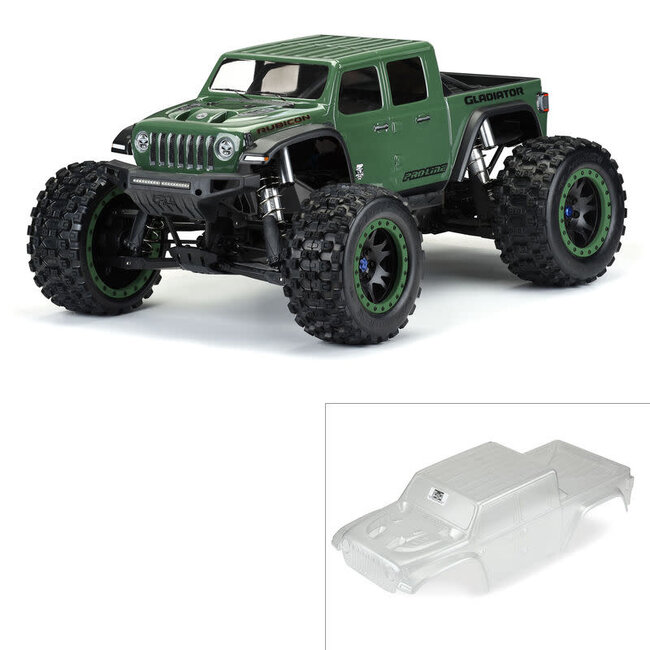 PROLINE 1/5 Pre-Cut Jeep Gladiator Rubicon Clear Body: X-MAXX