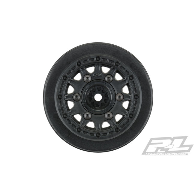 PROLINE RAID 2.2"/3.0" BLACK 6X30 REMOVABLE HEX SC WHEELS (2) FOR SLASH® 2WD & SLASH® 4X4 FRONT OR REAR - PR2785-03