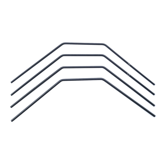 TEAM ASSOCIATED RC10B74.1 Anti-roll Bar Set, 1.4-1.7mm