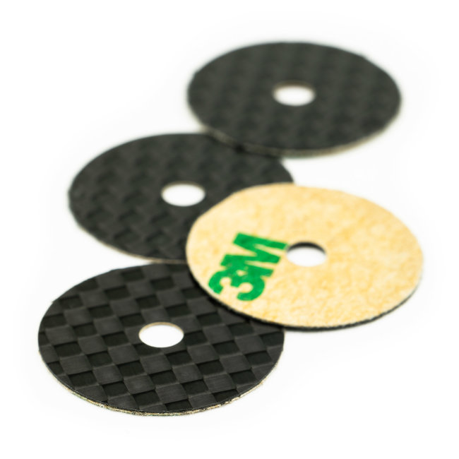 1up Racing CF Protective Body Washers – 3mm I.D.