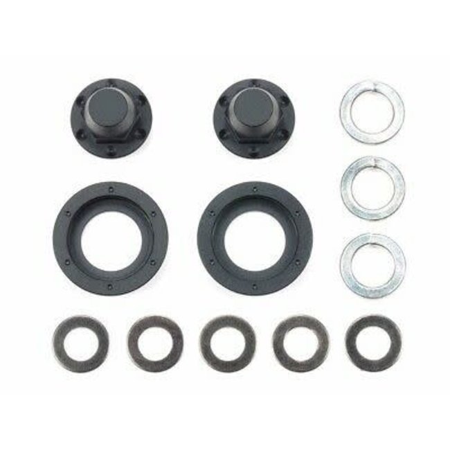 TAMIYA TRUCK HUB NUTS FOR SINGLE WHEELS   Tractor Truck 1/14