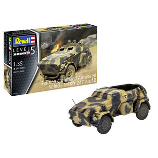 REVELL REVELL GERMAN COMMAND ARMOURED VEHICLE SD.KFZ.247 AUSF.B 1/35