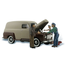 Woodland Scenics N Carburetor Chaos  Three shade-tree mechanics discuss the automotive squeaks and whistles of an old panel truck.