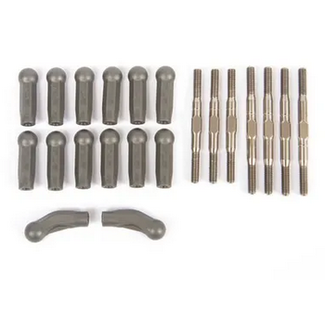 LOSI TLR HD Turnbuckle Kit, Titanium, 22X-4 ( SET OF 7 )