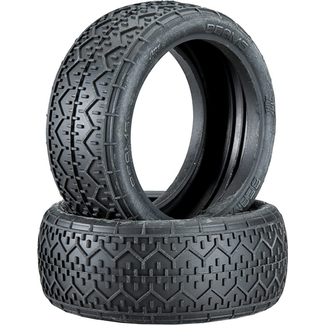 HOT BODIES Hot Bodies Beam Tyres (2pcs/RED/1/8 Buggy) - 67936