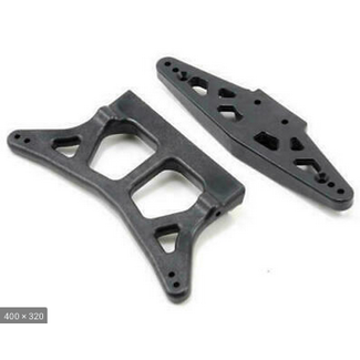 LOSI LOSI FRONT AND REAR SHOCK TOWER SET SCT